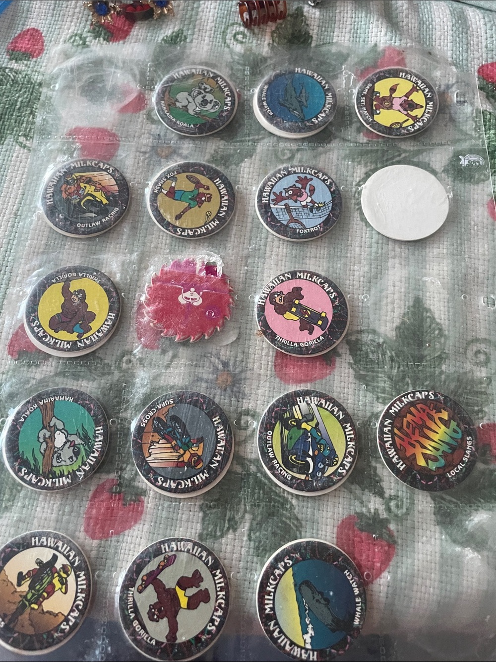 Vintage 1990s POGs Milk Caps Lot – Barbie, Wrestling, Cartoon & Character Design
